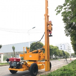 TDB Highway Guardrail Post Driver