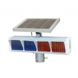 Solar Flashing Warning Light